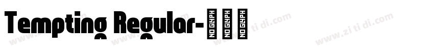 Tempting Regular字体转换